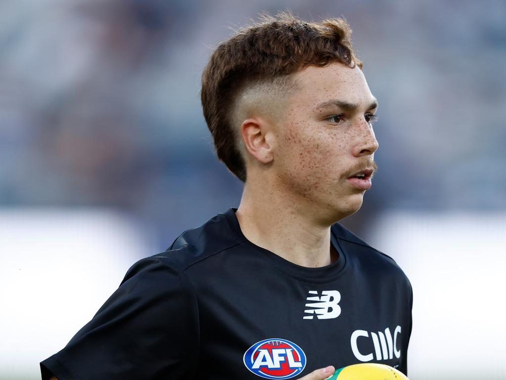 GEELONG, AUSTRALIA - MARCH 16: Lance Collard of the Saints. Picture: Michael Willson/AFL Photos via Getty Images