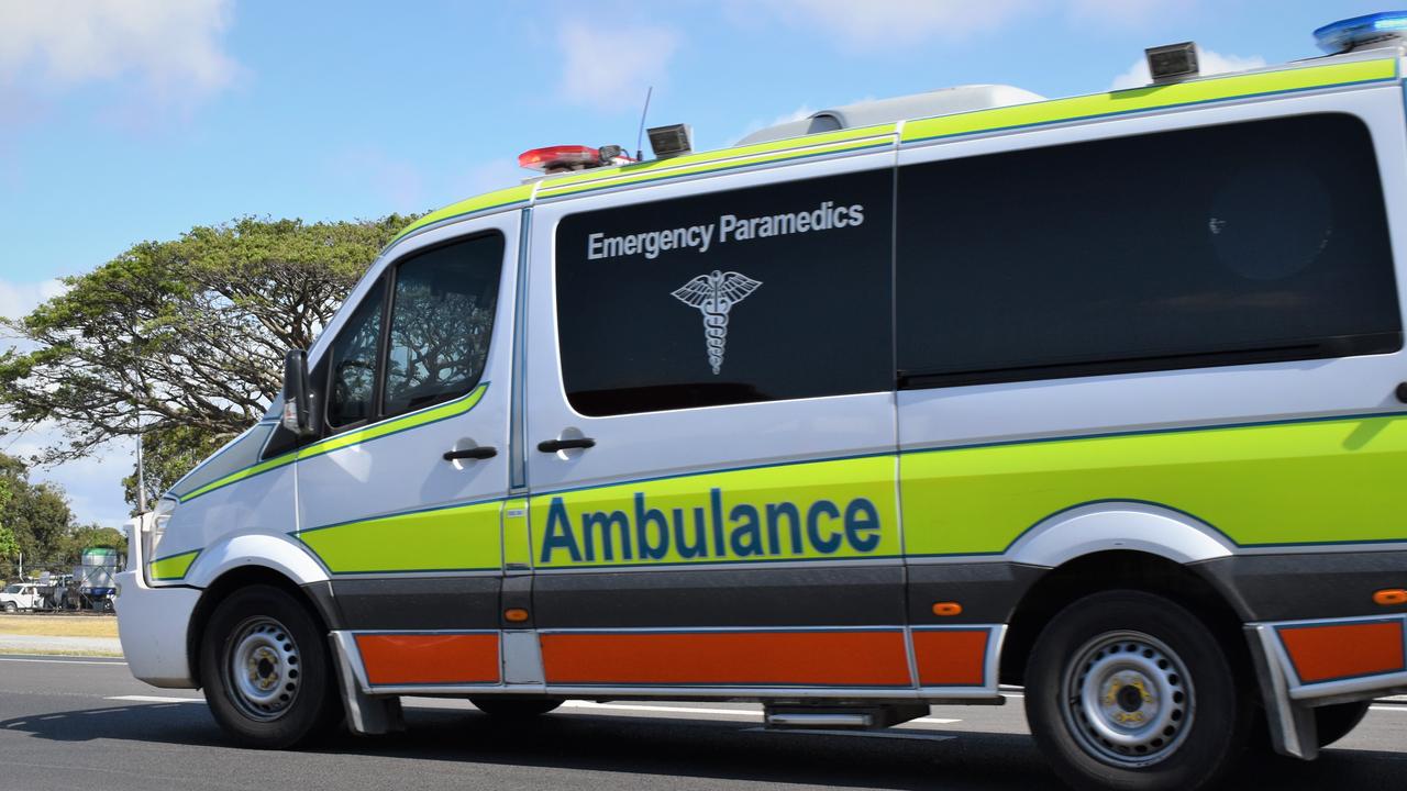 Woman hospitalised after vehicle crashes into creek