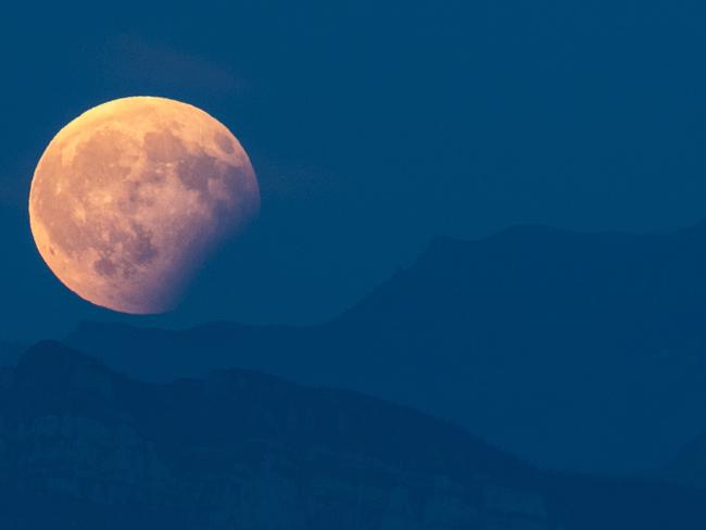 Full moon: Photo of partial lunar eclipse on August 7, 2017 | news.com ...