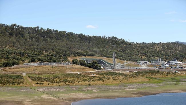 Snowy Hydro 2.0. Tantangara site where tunnelling machine Florence has begun her journey but is currently bogged. Jane Dempster/The Australian