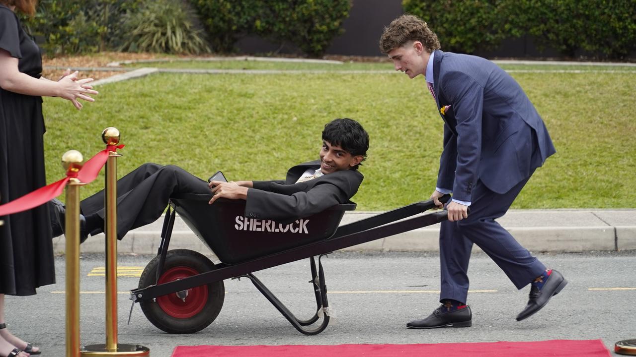 Shree and Joel at the Caloundra Christian College formal 2024