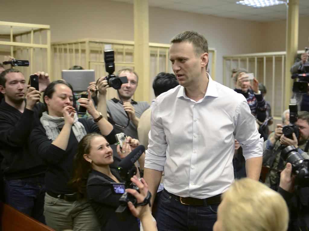 Alexei Navalny led protests for more than a decade. Picture: AP