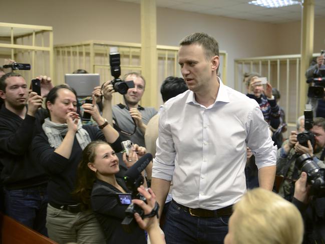 Alexei Navalny led protests for more than a decade. Picture: AP