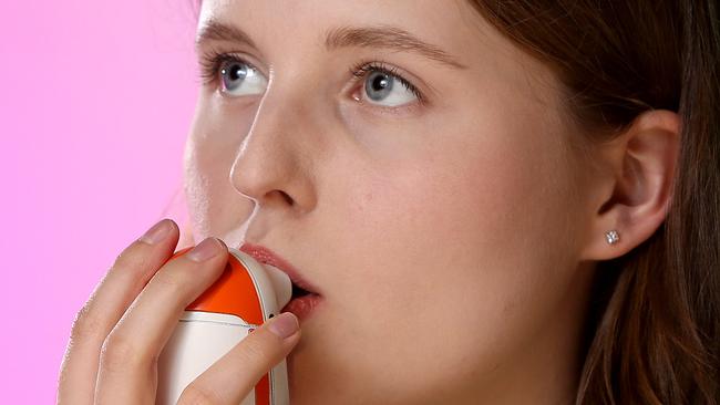 James Dyson Award runner-up Katherine Kawecki hopes her invention will help asthma sufferers. Picture: Chris Pavlich