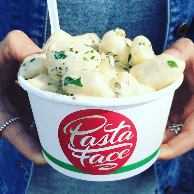 Pasta Face's delicious meals include mouth-watering gnocchi.