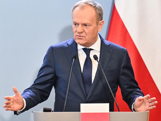 Poland's Prime Minister Donald Tusk says “a new era has begun” as Russia rages war with Ukraine. Picture: Getty Images