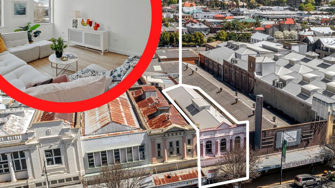 SOLD: A building in the Toowoomba CBD with an apartment on the first floor has sold for $1 million at auction, through Re/Max Success.