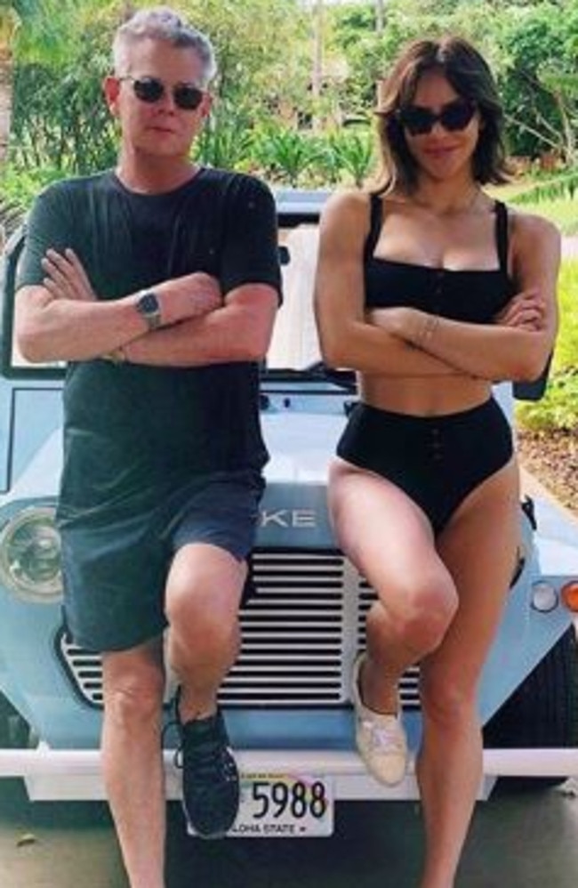 Multi-millionaire Canadian producer David Foster, 70, on holidays with his wife, 35-year-old actor Katharine McPhee. Picture: Instagram
