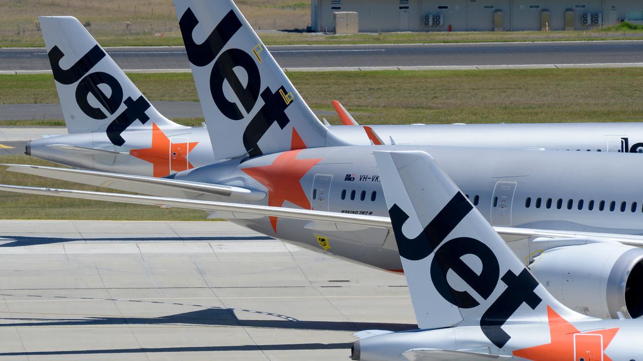 Jetstar passengers were forced to sleep on the floor of a local gym after being abandoned by the airline. Picture: NCA NewsWire / Andrew Henshaw