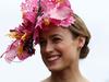 MELBOURNE, AUSTRALIA - NOVEMBER 03: Myer Fashions on the Field Women's Racewear winner Emily Hunter poses on Melbourne Cup Day at Flemington Racecourse on November 3, 2015 in Melbourne, Australia. (Photo by Zak Kaczmarek/Getty Images for the VRC)