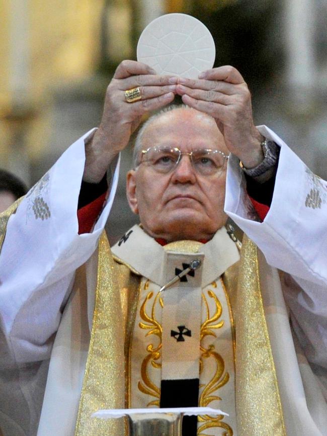 Peter Erdő was a favourite of the late Australian cardinal George Pell. Picture: AP