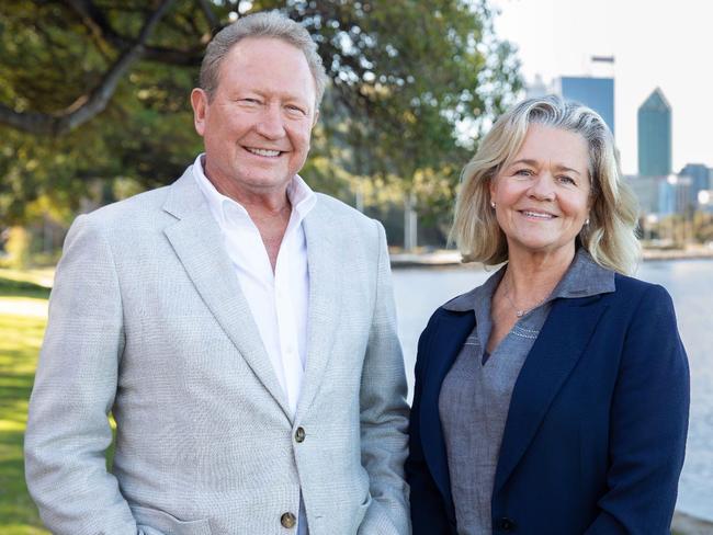Andrew ‘Twiggy’ Forrest and Nicola Forrest joined The Giving Pledge in 2013.