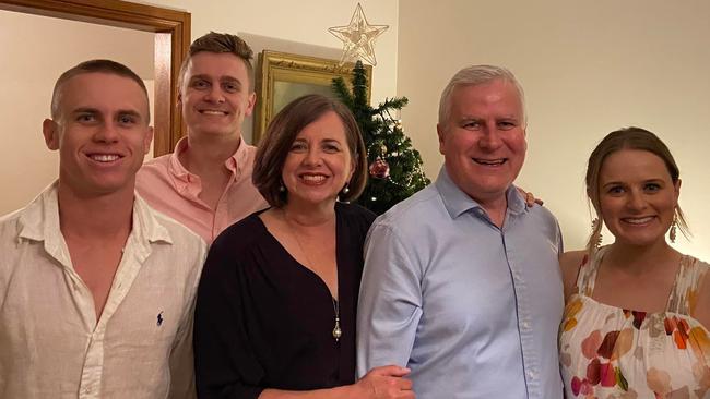 Nicholas McCormack (far left) pictured with his siblings and parents Catherine and Michael.