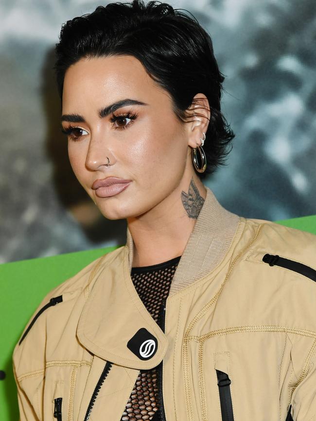 Lovato came out as non-binary in 2021. Picture: JC Olivera/Getty Images