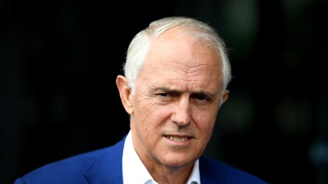 Former prime minister Malcolm Turnbull speaks to media after delivering an address at the NSW Smart Energy Summit in Sydney, Tuesday, December 4, 2018. (AAP Image/Dan Himbrechts) NO ARCHIVING