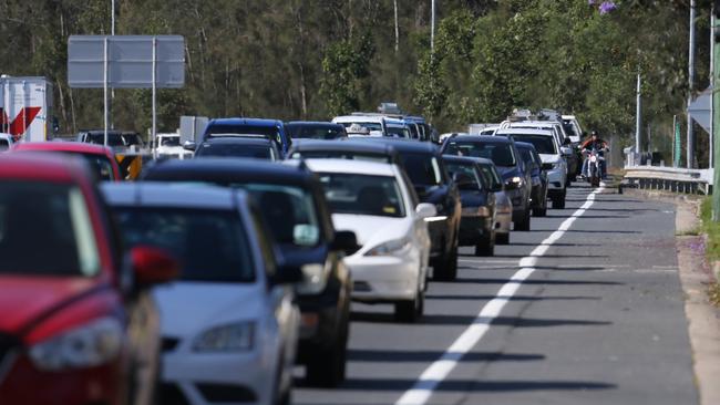 Peak time traffic along Bermuda Street. Picture: Regi Varghese