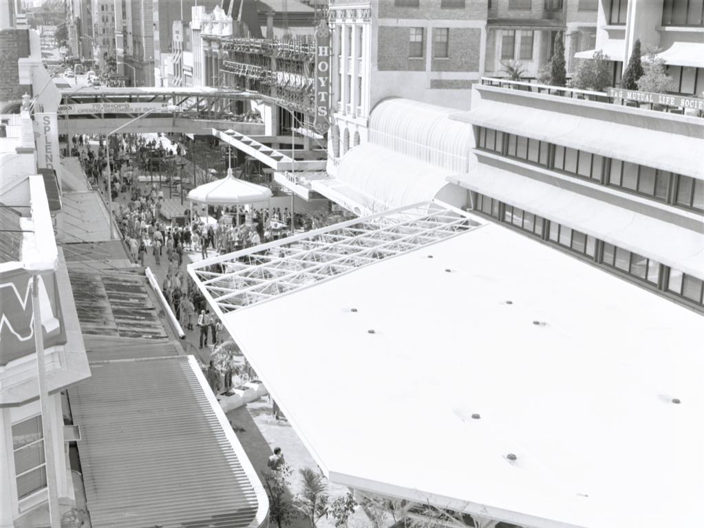 Queen Street Mall in the early days