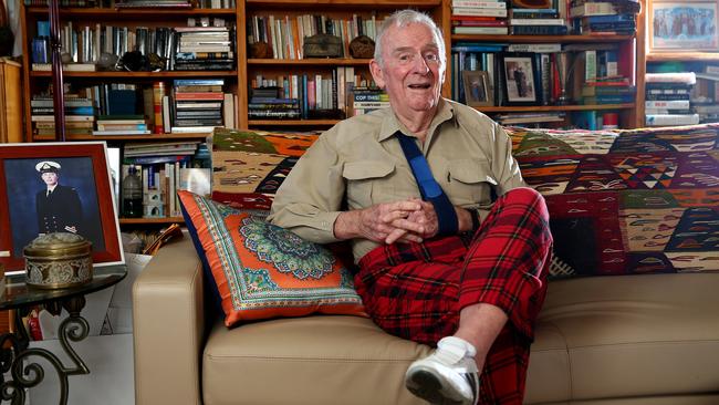 Former governor-general Bill Hayden at home northwest of Brisbane. Picture: Adam Head