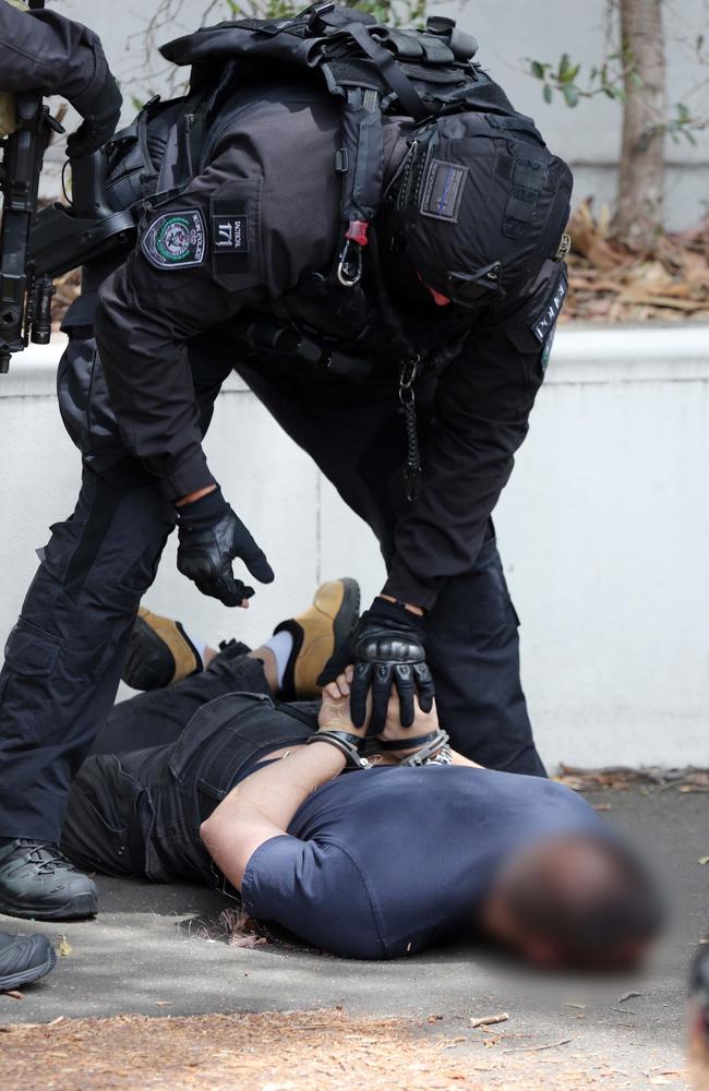 Nine people charged in relation to investigation of Burwood Chapter of Rebels bikes and the death of Pasquale Barbaro. Picture: Police Media