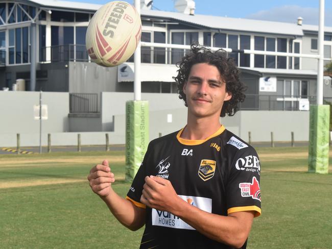 Sunshine Coast Falcons Mal Meninga Cup player for 2023, Tully McLellan. Picture: Patrick Woods