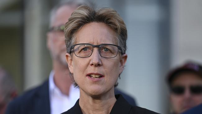 ACTU secretary Sally McManus is calling for the Clsoing Loopholes Bill to be further strengthened in favour of workers. Picture: NCA NewsWire / Martin Ollman