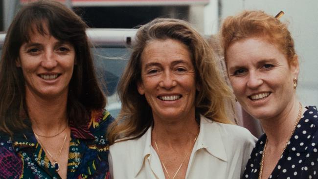 Sarah Ferguson pictured here with her mother and sister Jane, who has lived in Australia for decades. Picture: Supplied