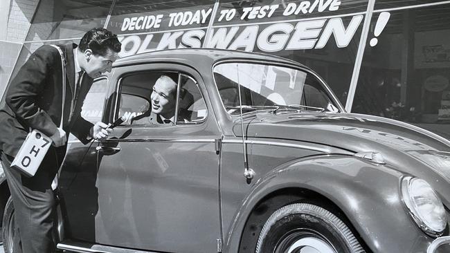 Lin Gigney Automotive during the 1980s in North Hobart. Photo: Supplied