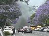 Blaze at historic hotel billows smoke over suburbs
