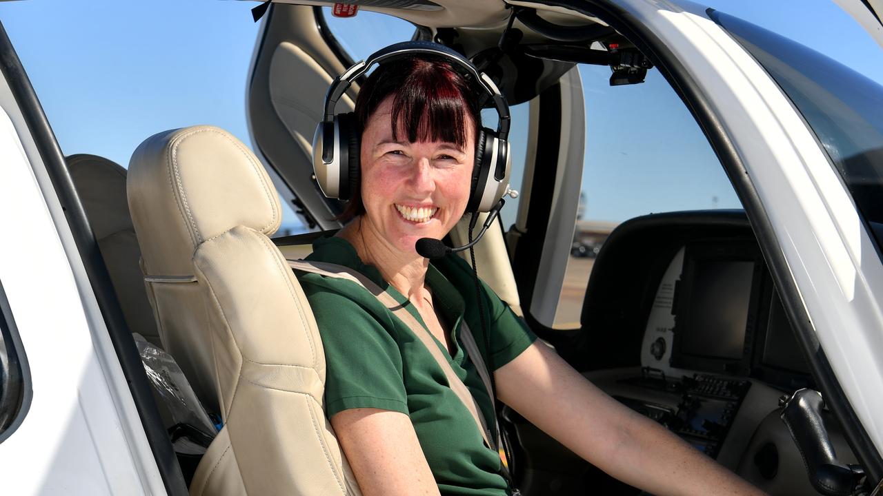 Dr Cecilia O'Brien at Townsville Airport. Picture: Evan Morgan