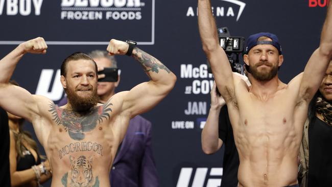 Conor McGregor heads into this bout as the heavy favourite to win. (Photo by Steve Marcus/Getty Images).