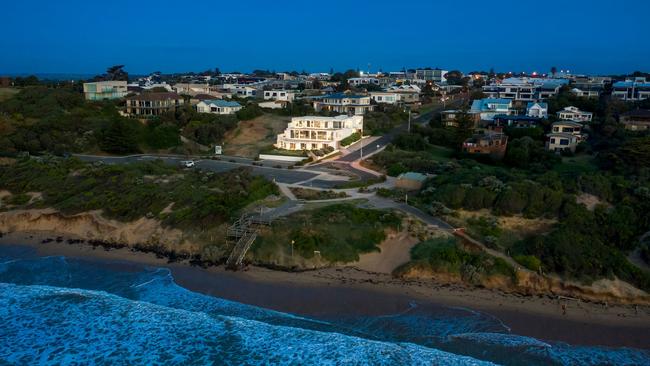 This Hodgson St, Ocean Grove, home’s view spans from Point Lonsdale lighthouse to Barwon Heads Bluff.