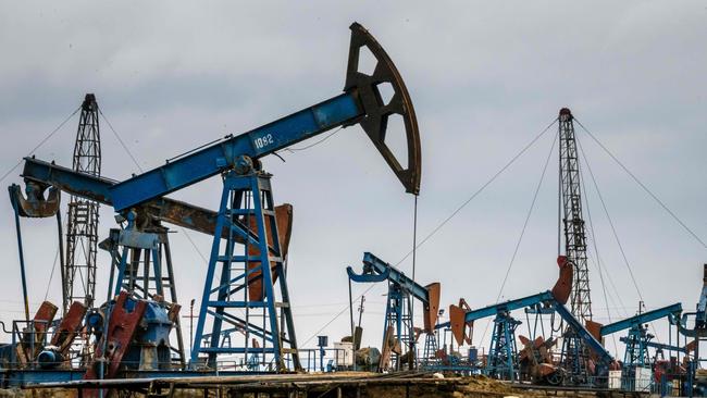 Energy companies improved as crude oil rose above $US120 a barrel. Picture: Mladen ANTONOV / AFP