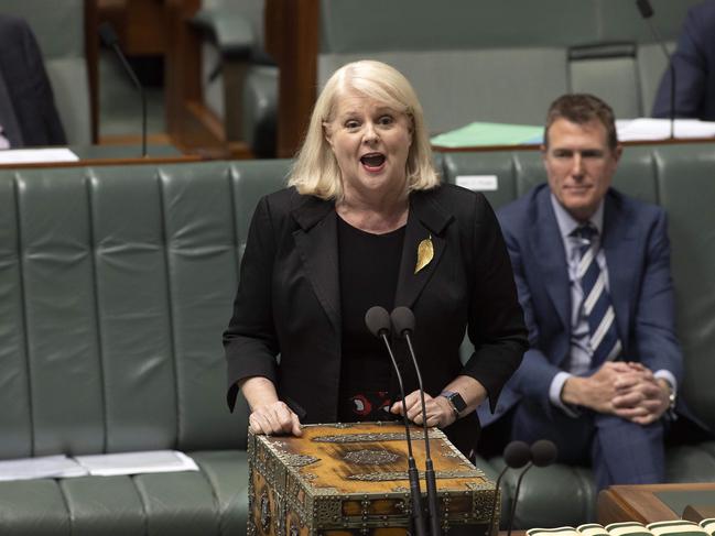 Industry Minister Karen Andrews during Question Time in Parliament House, Canberra. Picture: Gary Ramage