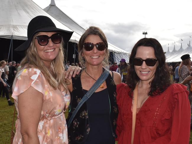 Sharni Blake, Tanille Blake and Bridget Jones at Bluesfest Day 2, April 15, 2022. Picture: Liana Walker