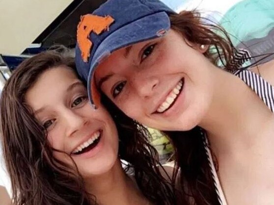 Cassidy Dunn and Emilee Fain died on Christmas Day car crash in Alabama. Picture: Supplied