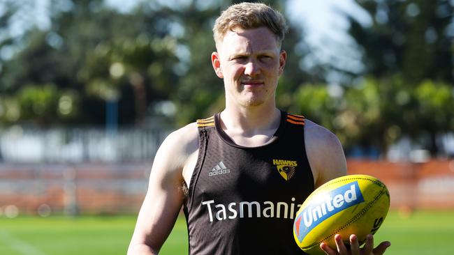 James Sicily missed all of 2021 after knee surgery. Picture: Daily Telegraph/Gaye Gerard