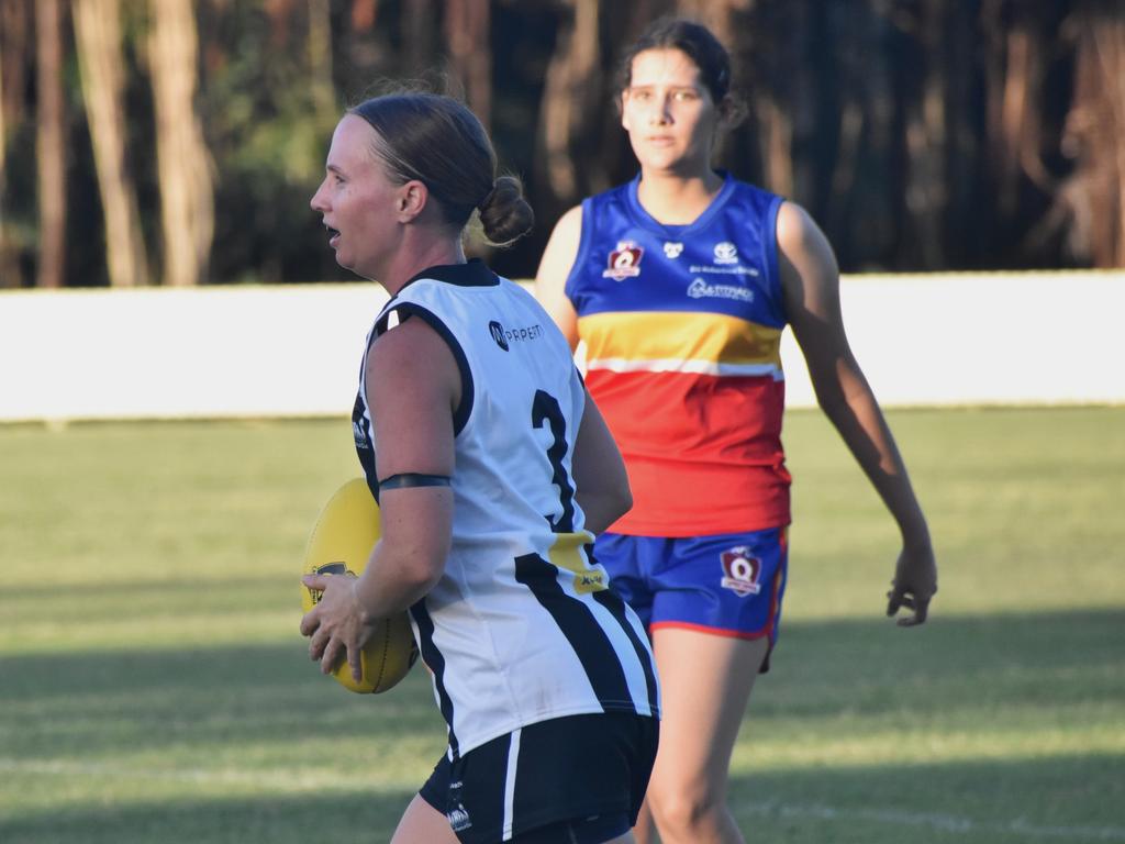 AFL Capricornia senior women, Round 1, Rockhampton Panthers versus Gladstone Suns, at Rockhampton Cricket Grounds on April 13, 2024.