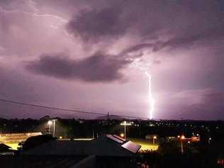 Tantalising storm build-ups in the Gympie region have produced some spectacular lightning and good rainfall.