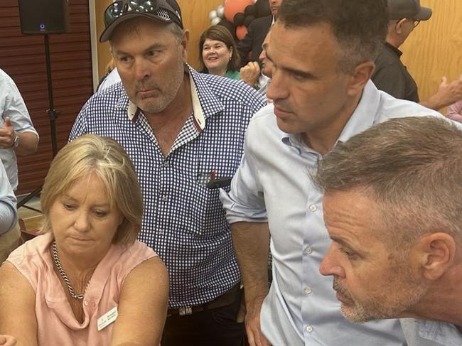 Liberal member for Frome Penny Pratt discussed the stalled Wheatfields project with Premier Peter Malinauskus at Country Cabinet on Thursday. Picture: Supplied