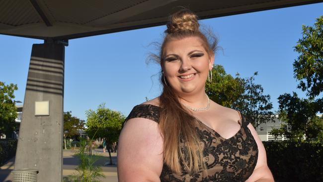 Carley Lanham at the Mackay Northern Beaches State High School formal, on Saturday October 17. Picture: Zizi Averill