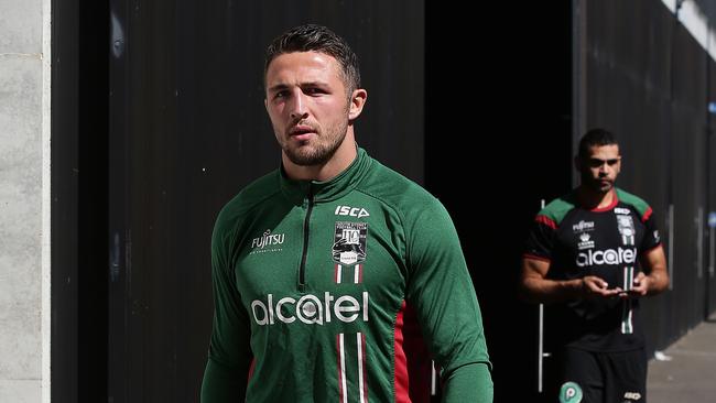 The exchanges were found to involve a social media account belonging to Sam Burgess. Picture: Brett Costello