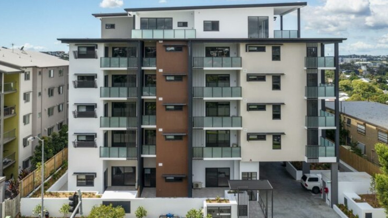 A $22.6 million social housing apartment complex in Brisbane, Queensland, that opened off a collaboration between the Queensland Government, the National Housing Finance and Investment Corporation (NHFIC), and specialist community housing provider BlueCHP. Picture: BlueCHP