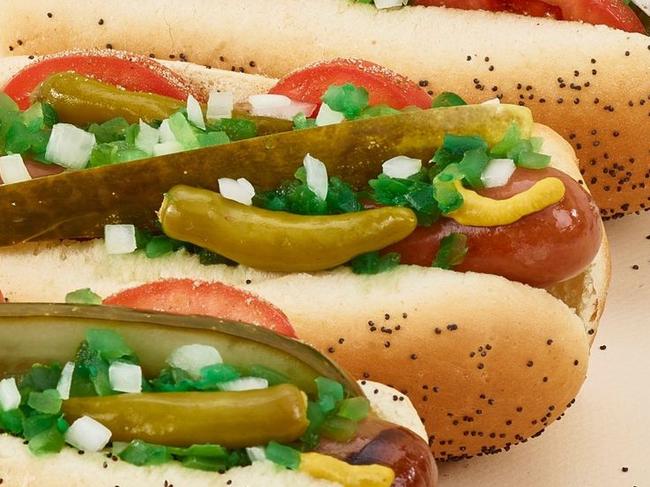 A proper, Chicago-style hot dog. Picture: Instagram