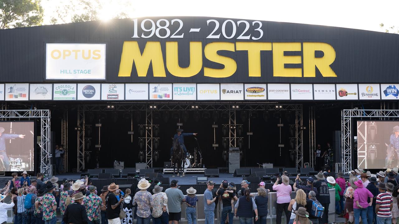 The Mainstage at the 2023 Gympie Music Muster. August 24, 2023. Picture: Christine Schindler