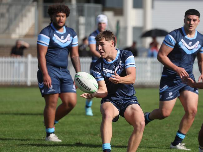 Pictured is The Peter Mulholland Cup at Ringrose Park, Wentworthville today. Patrician Brothers Blacktown v Matraville SHS. Picture: Tim Hunter.
