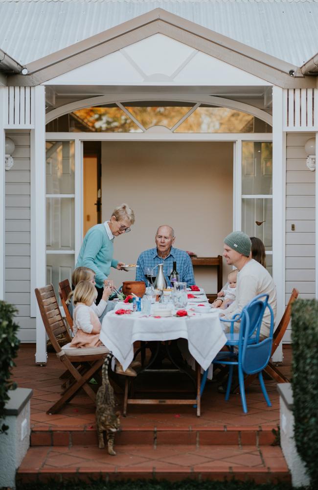 Kay and Trevor Robertson, pictured with daughter and son-in-law Hayley and Roger Mason with their three daughters, have put their Rangeville home that has been in the family for more than 60 years on the market.