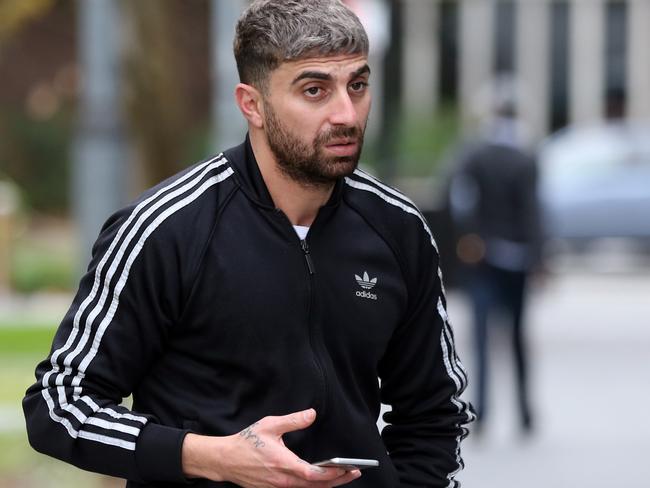 Abul Abu-Mahmoud, uncle of stabbing victim Adam Abu-Mahmoud outside Bankstown Court after bail was refused for the man accused of the stabbing murder, Picture Craig Greenhill