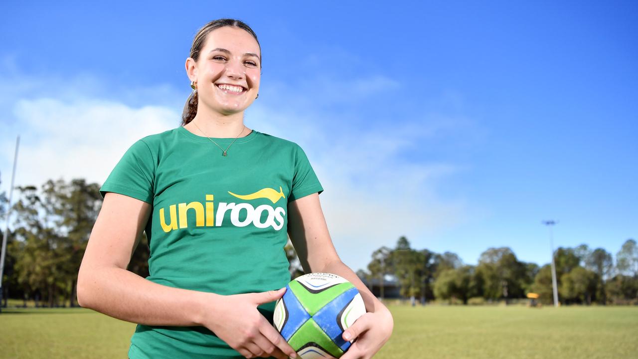 Kianna Maclean will represent Australia at the 2024 World University Rugby Sevens Championships in France. Picture: Patrick Woods.