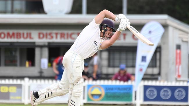 GC batsman Bailey Sewell Second grade club cricket. Picture, John Gass