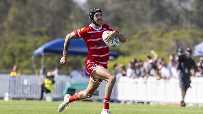 Chris Woodbridge, Men's Koori Knockout grand final, Walgett Aboriginal Connection vs Wiradjuri Aboriginal Rivers. Picture: Andrea Francolini